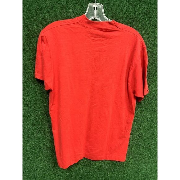 90s Maine Beach + Sailing Themed Red T-Shirt Size Large Unisex Gift - Picture 4 of 4